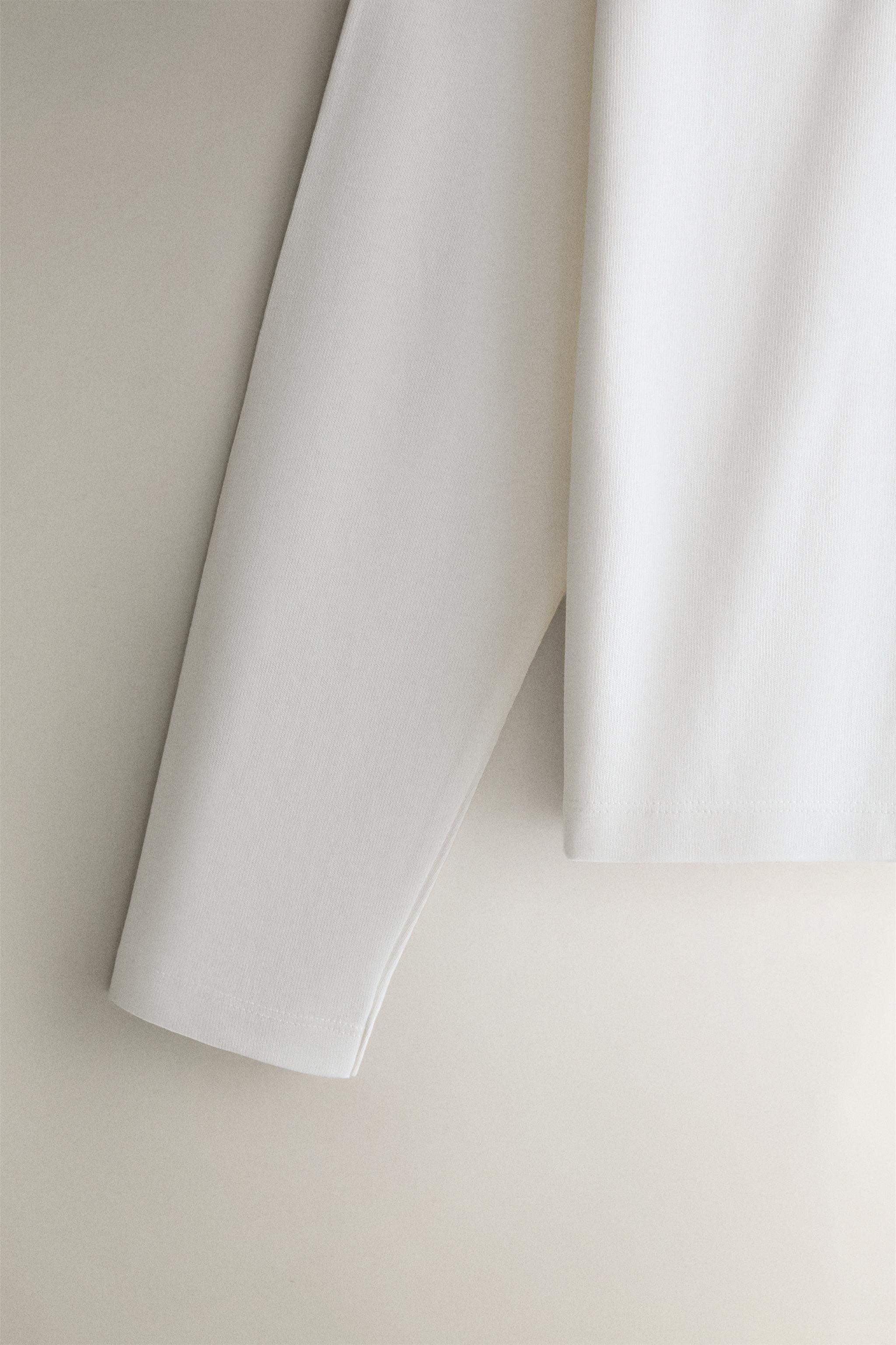 CROPPED COTTON SHIRT